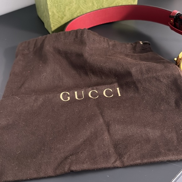 Gucci Marmont G Belt red - Picture 4 of 4